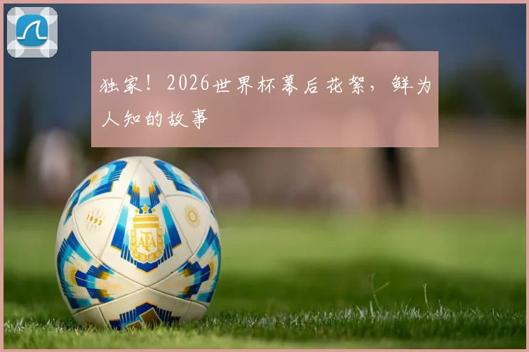 独家!2026世界杯幕后花絮,鲜为人知的故事