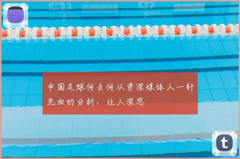 中国足球何去何从资深媒体人一针见血的分析，让人深思